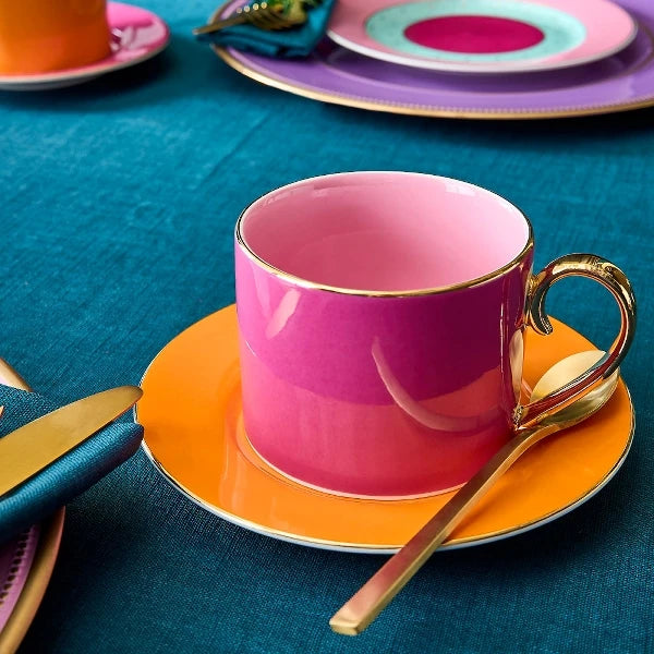 Fancy Tea Cup Set with Saucer