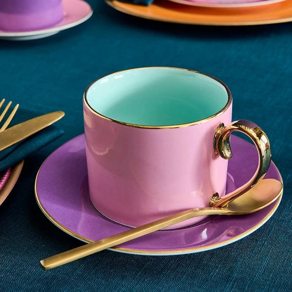Fancy Tea Cup Set with Saucer
