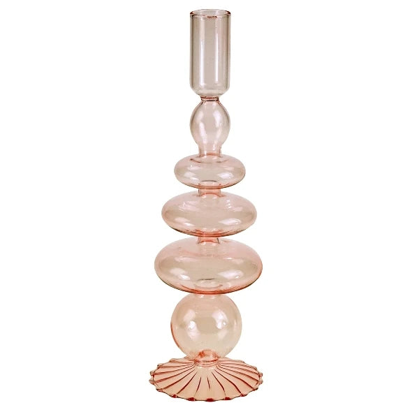 Nora Pink Candle Holder