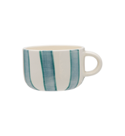 Powder Striped Cappuccino Mug