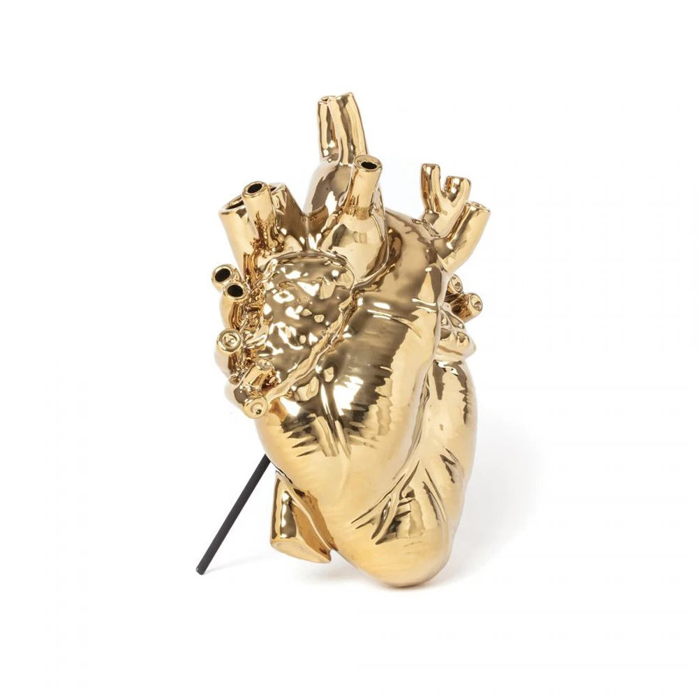 Love in Bloom Gold Vase