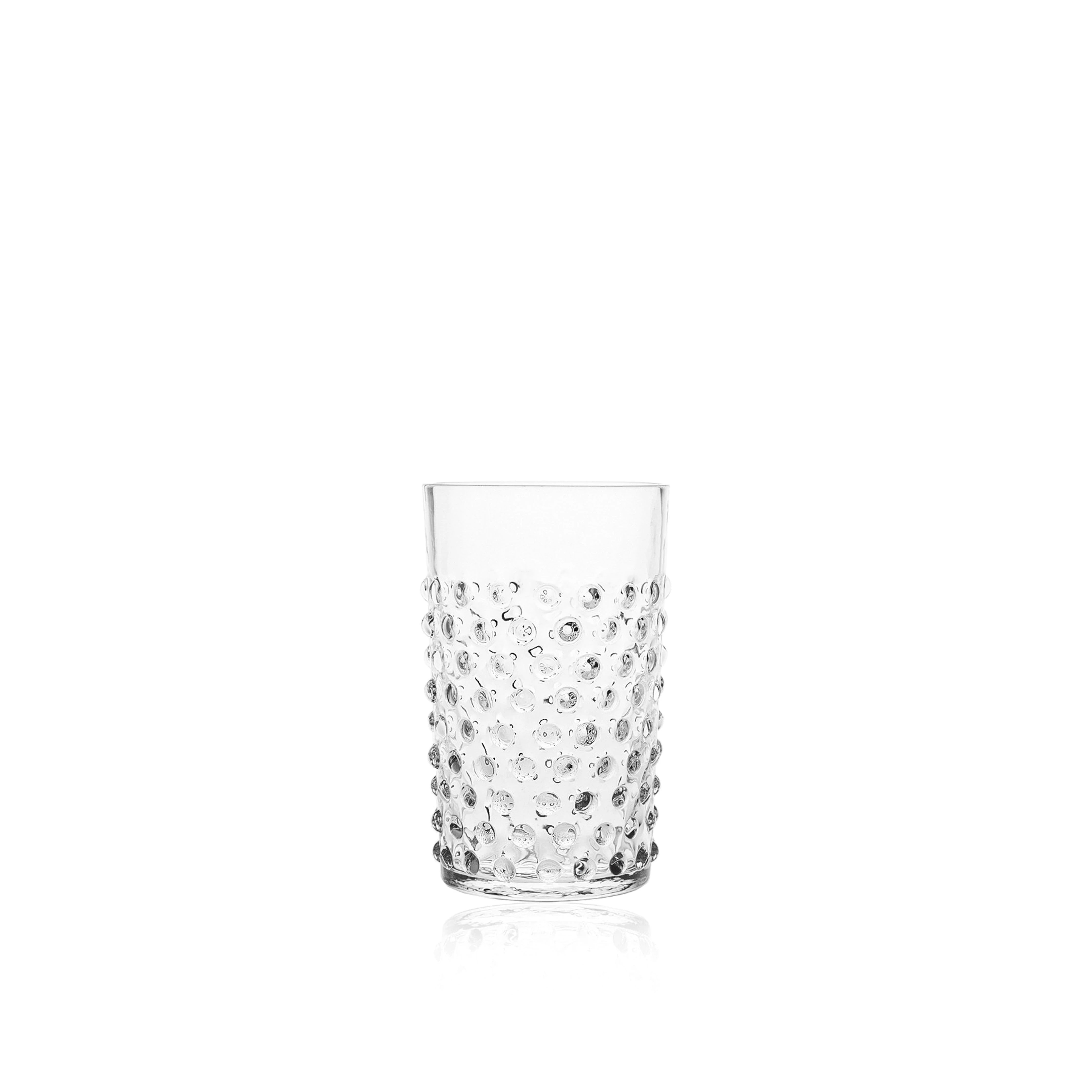 Set of 6 Crystal Hobnail Tumblers