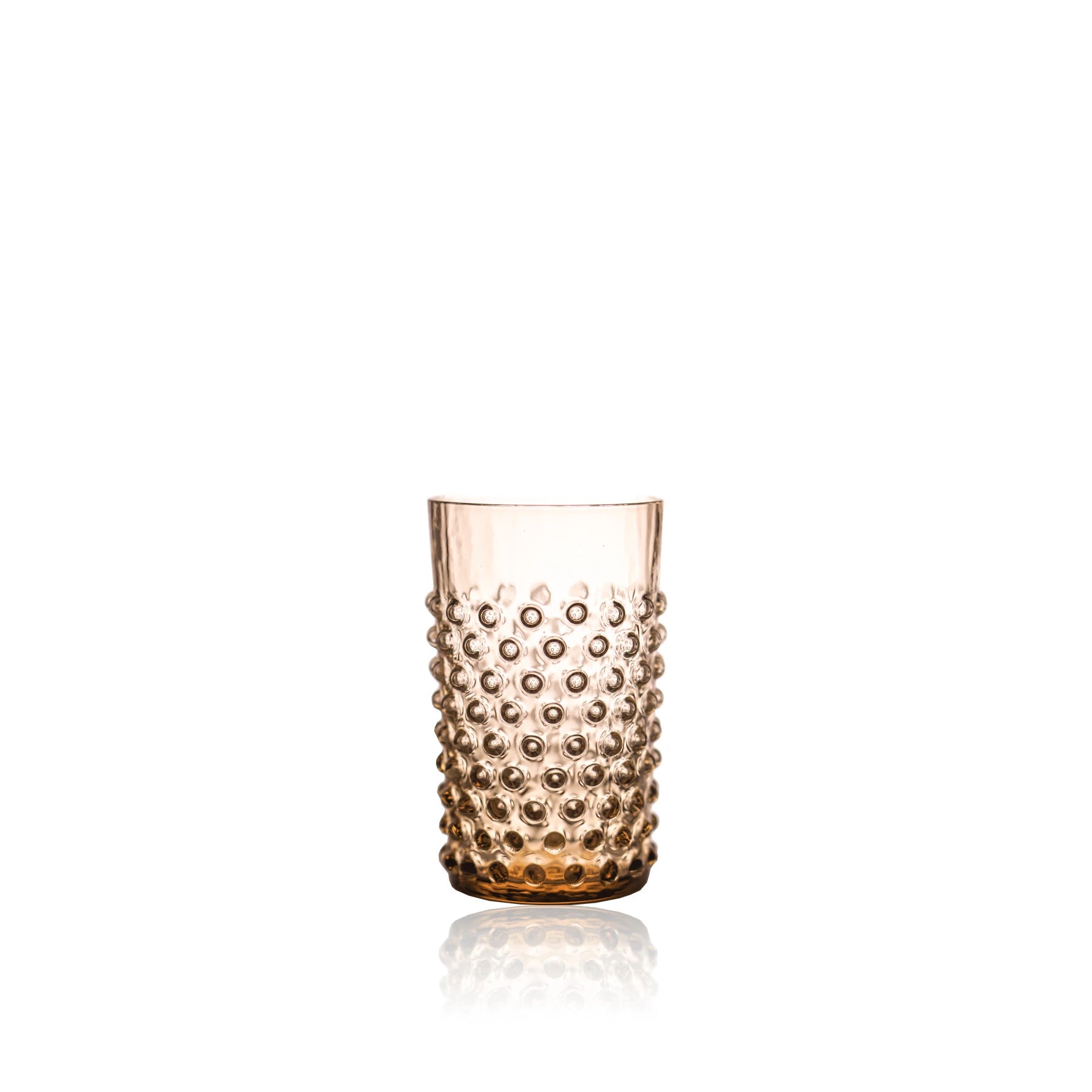 Set of 6 Bronze Hobnail Tumblers