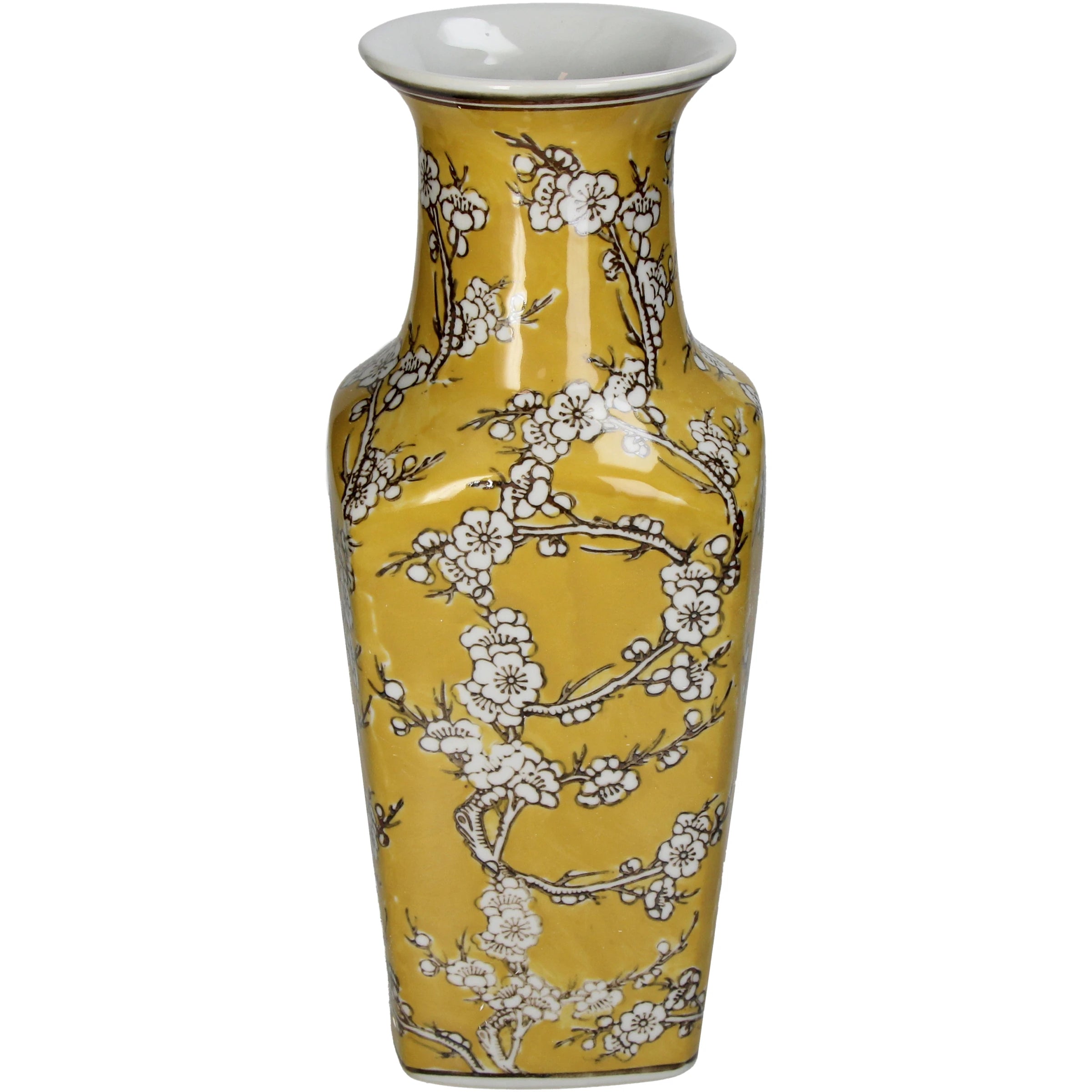 Classic Yellow Porcelain Vase M