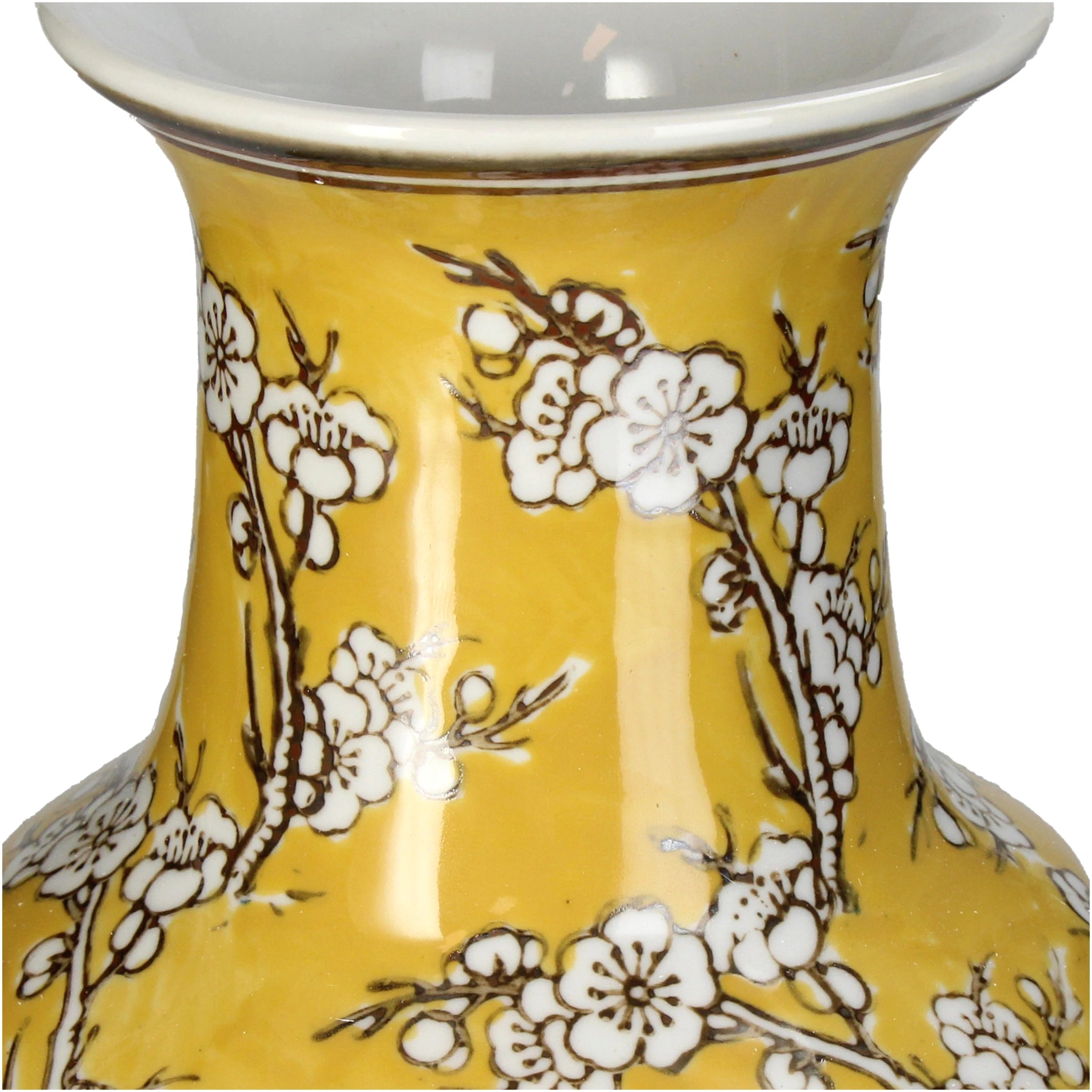 Classic Yellow Porcelain Vase M