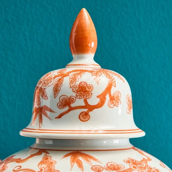 Papillion Lidded Vase