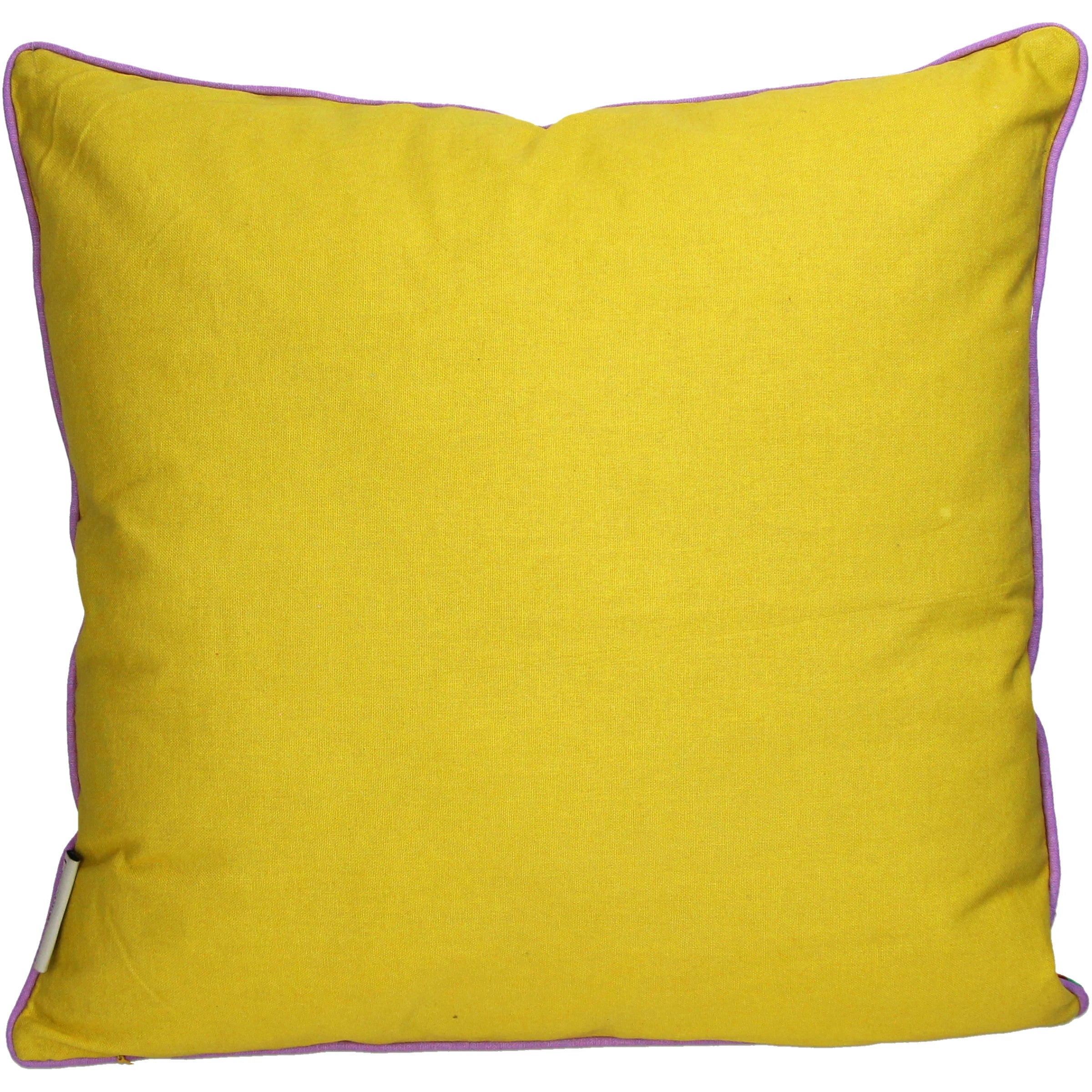 Retro Cushion Yellow