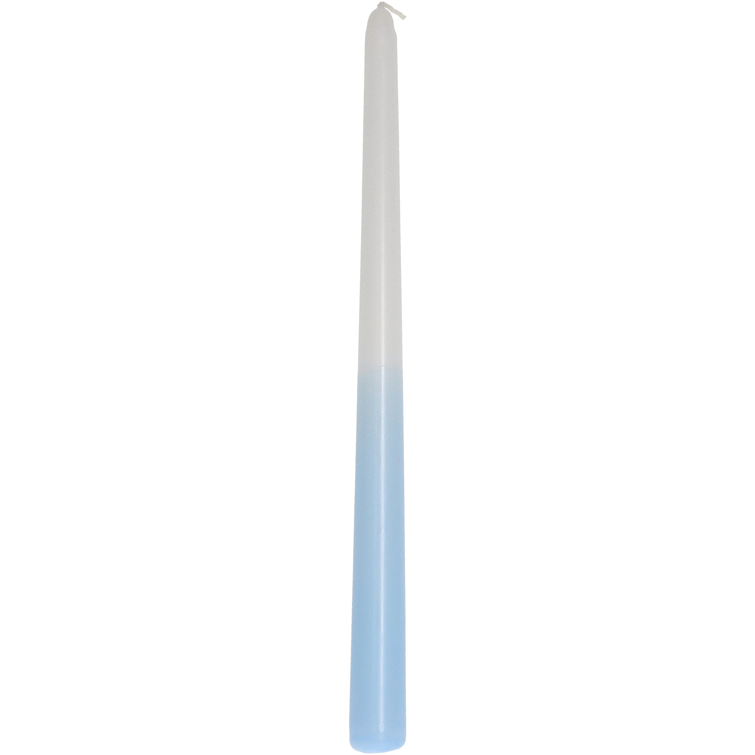 Pack of 4 Dip Dye Blue Taper Candle