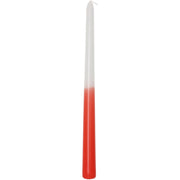 Pack of 4 Dip Dye Coral Taper Candle