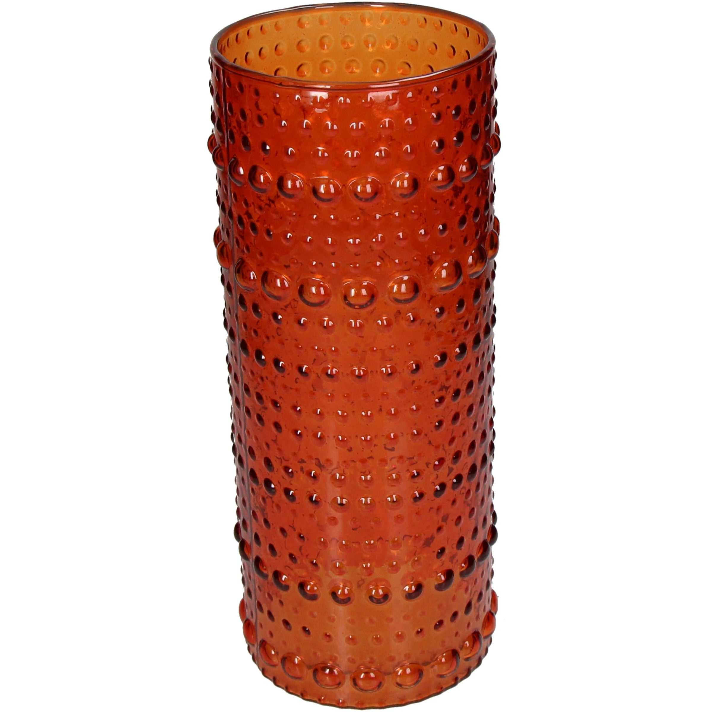 Bubble Bliss Tall Red Vase
