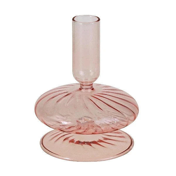 Petra Pink Candle Holder