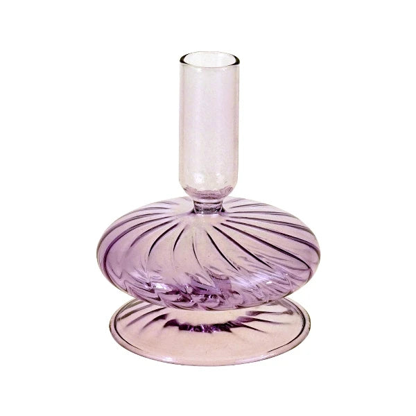 Petra Purple Candle Holder