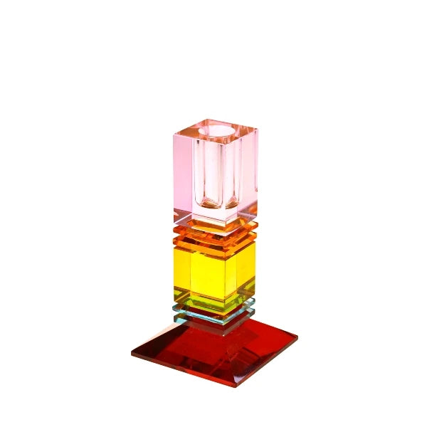 Fancy Pink Candle Holder