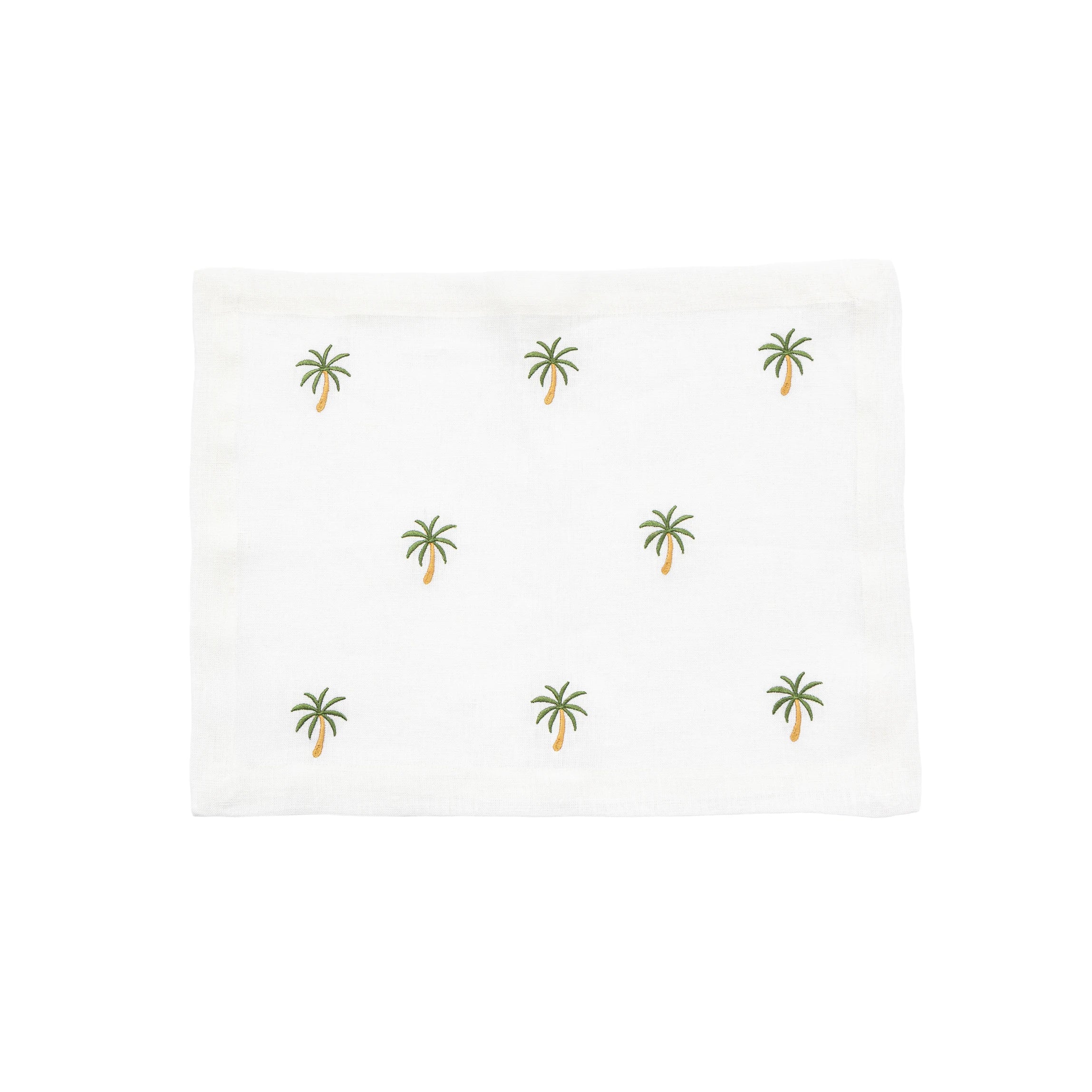 Palm Tree Linen Placemat Set of 4