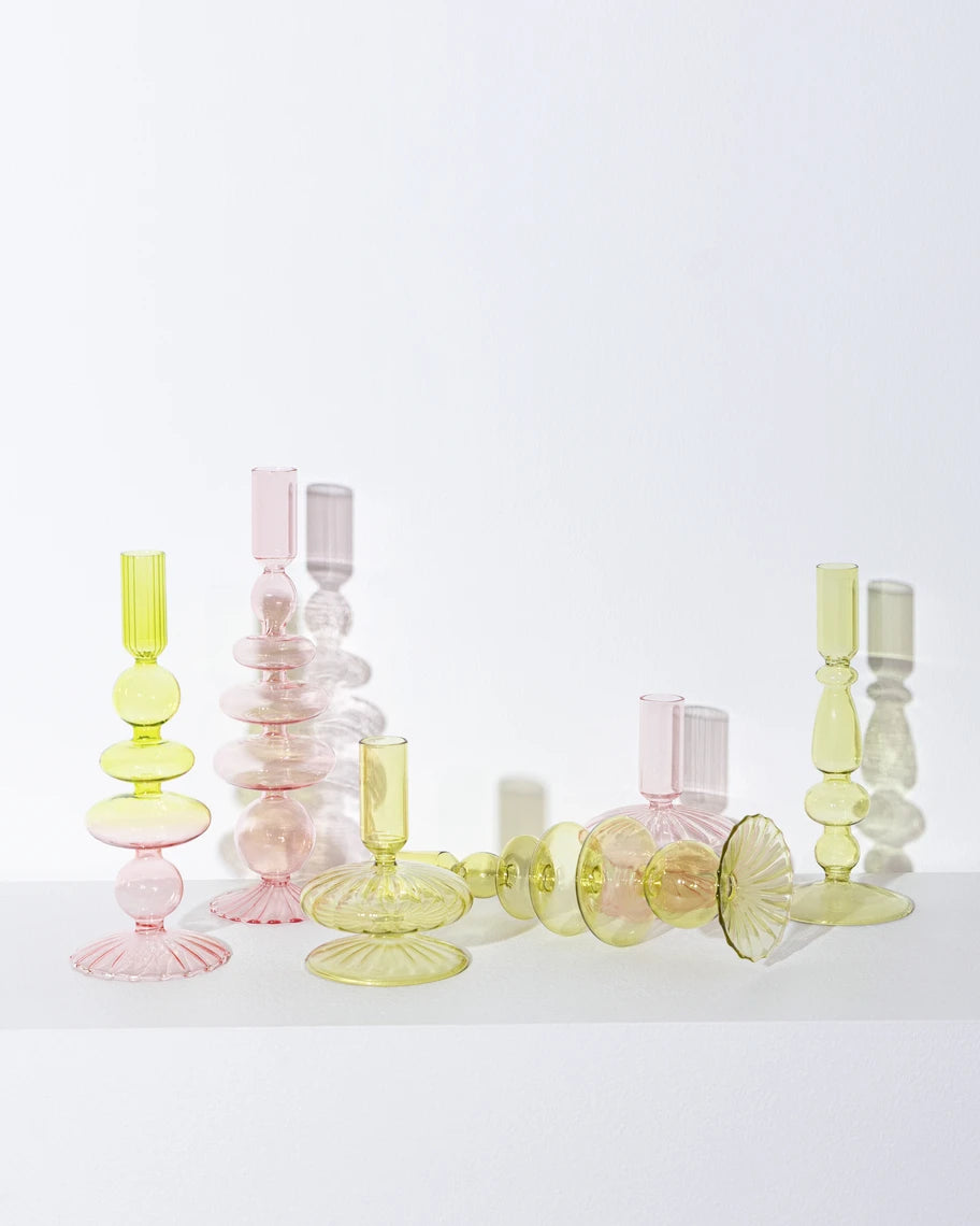 Nora Pink Candle Holder