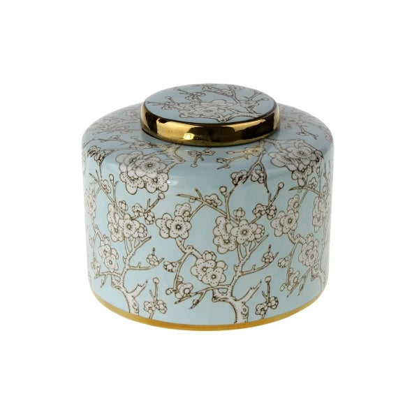 Cherry Blossom Lidded Jar