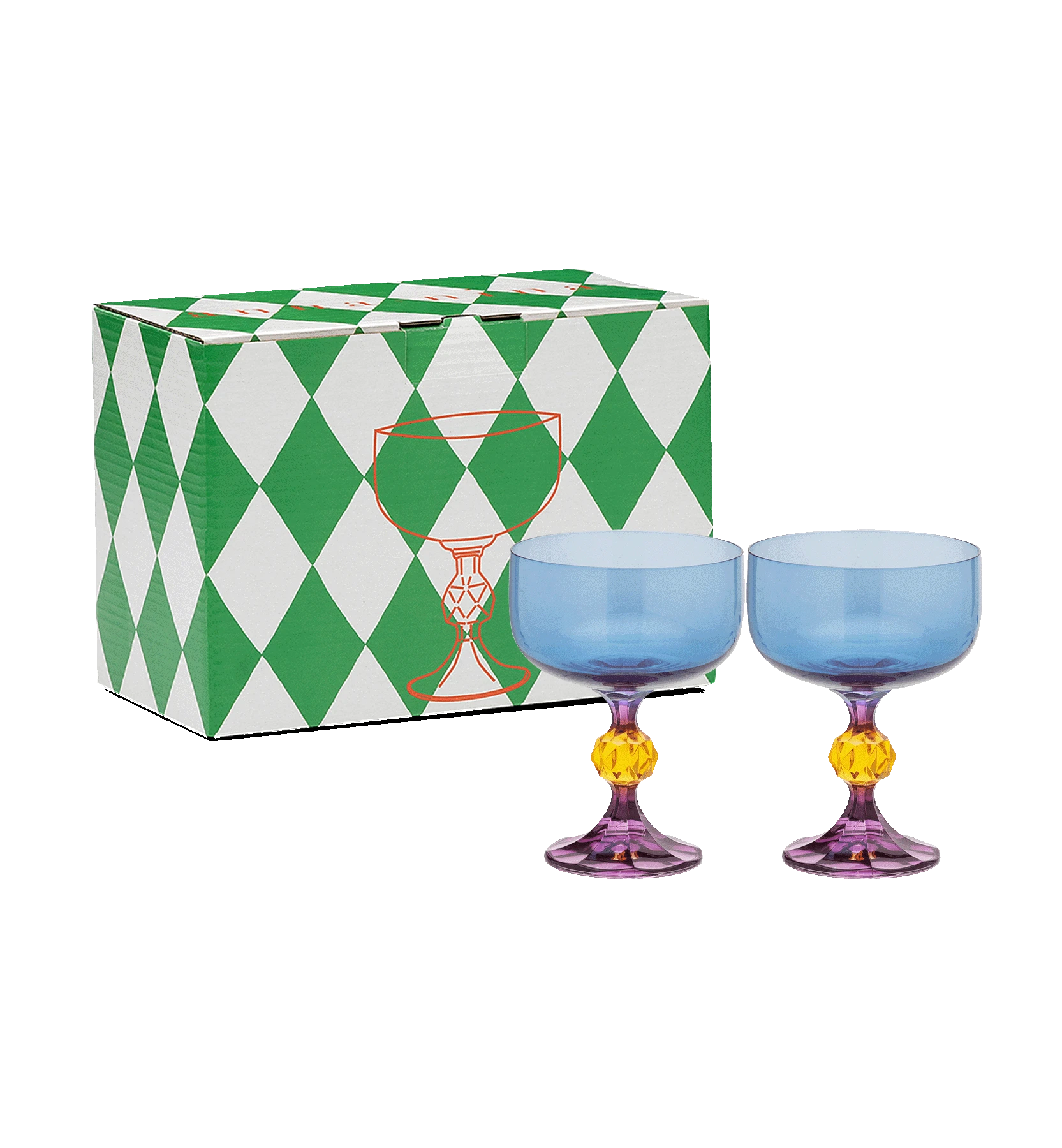 Set of 2 Bliss Cocktail Glass