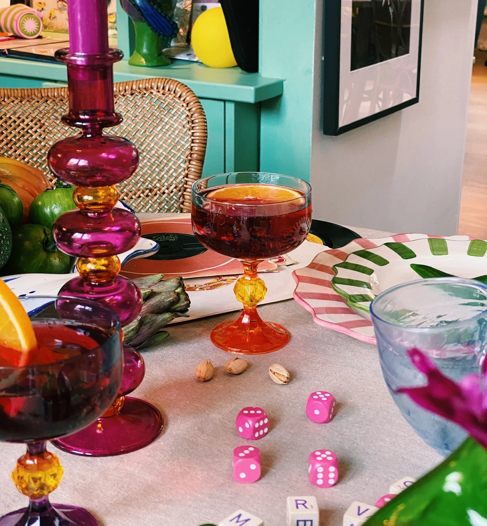 Set of 2 Paradise Cocktail Glass