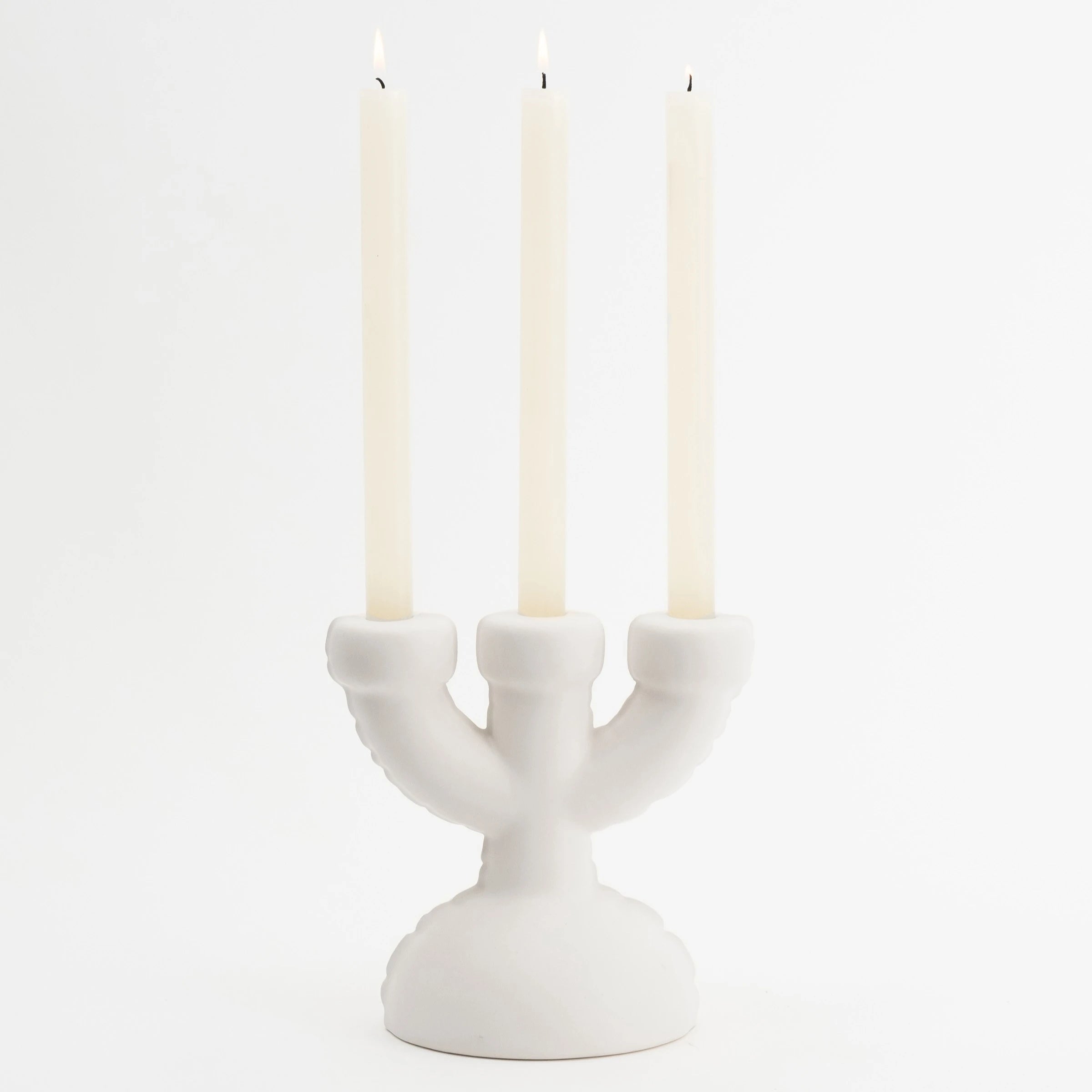 Candelabra 'Eric' Bone Matte
