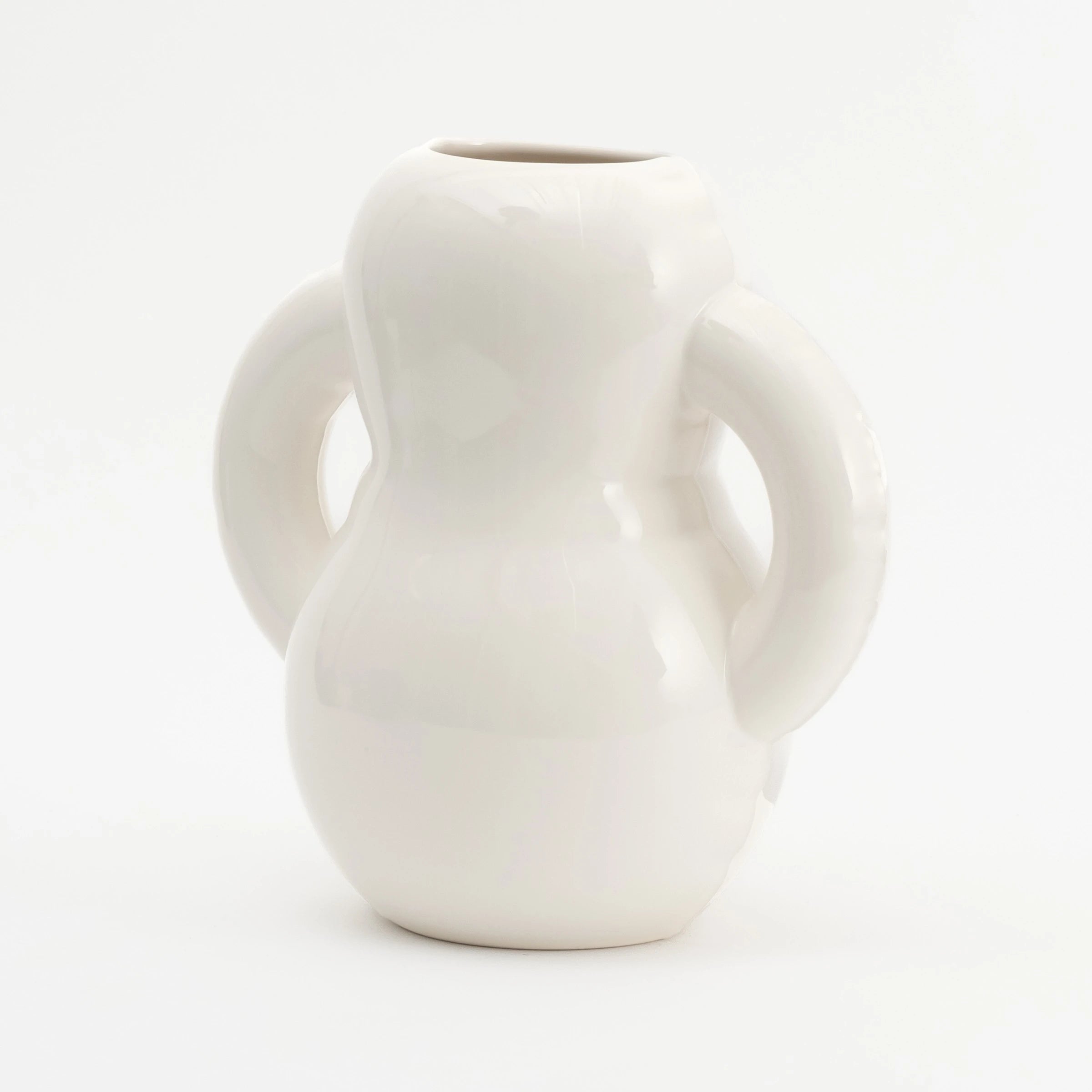 Vase 'Óscar' Bone Gloss