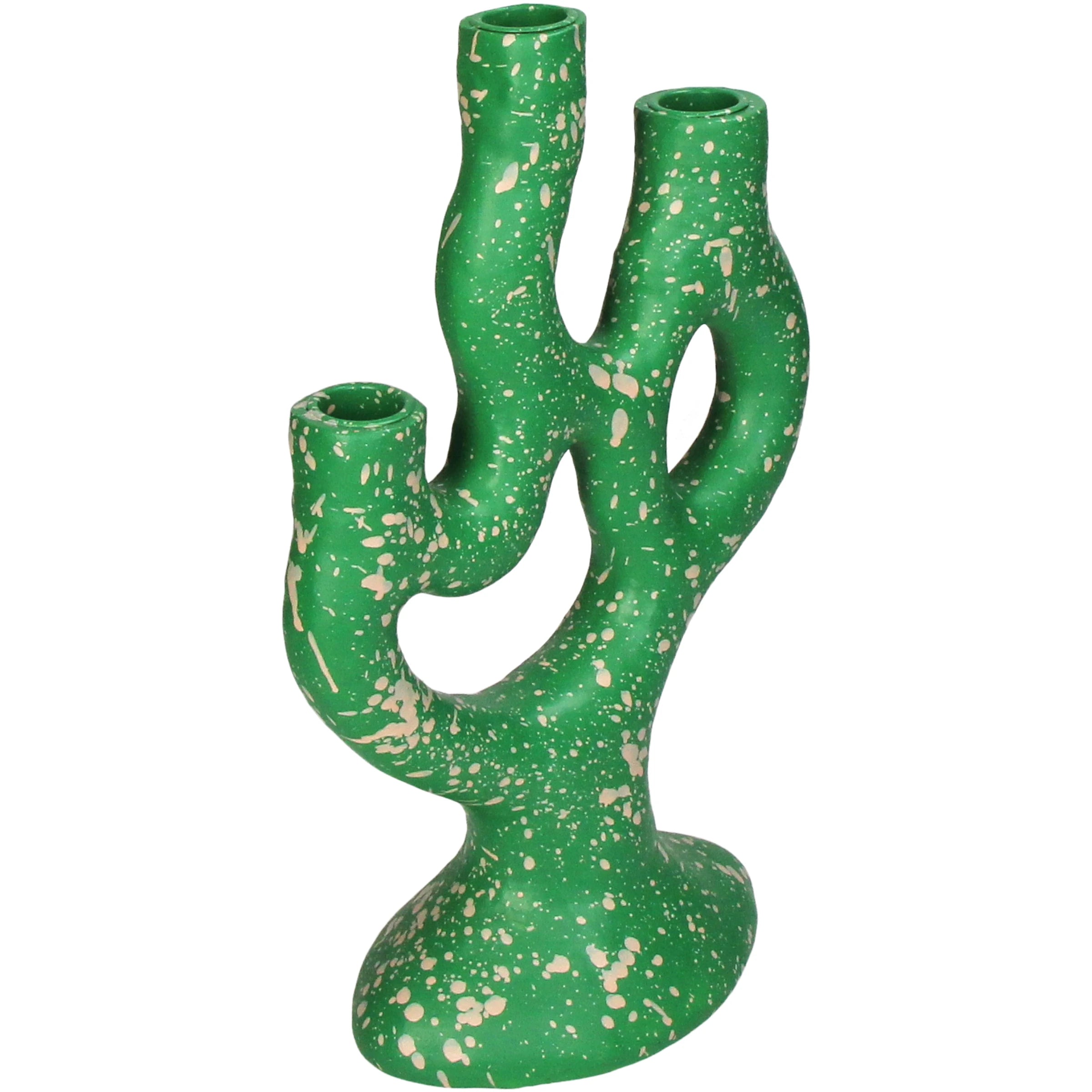 Twist & Glow Candleholder Green
