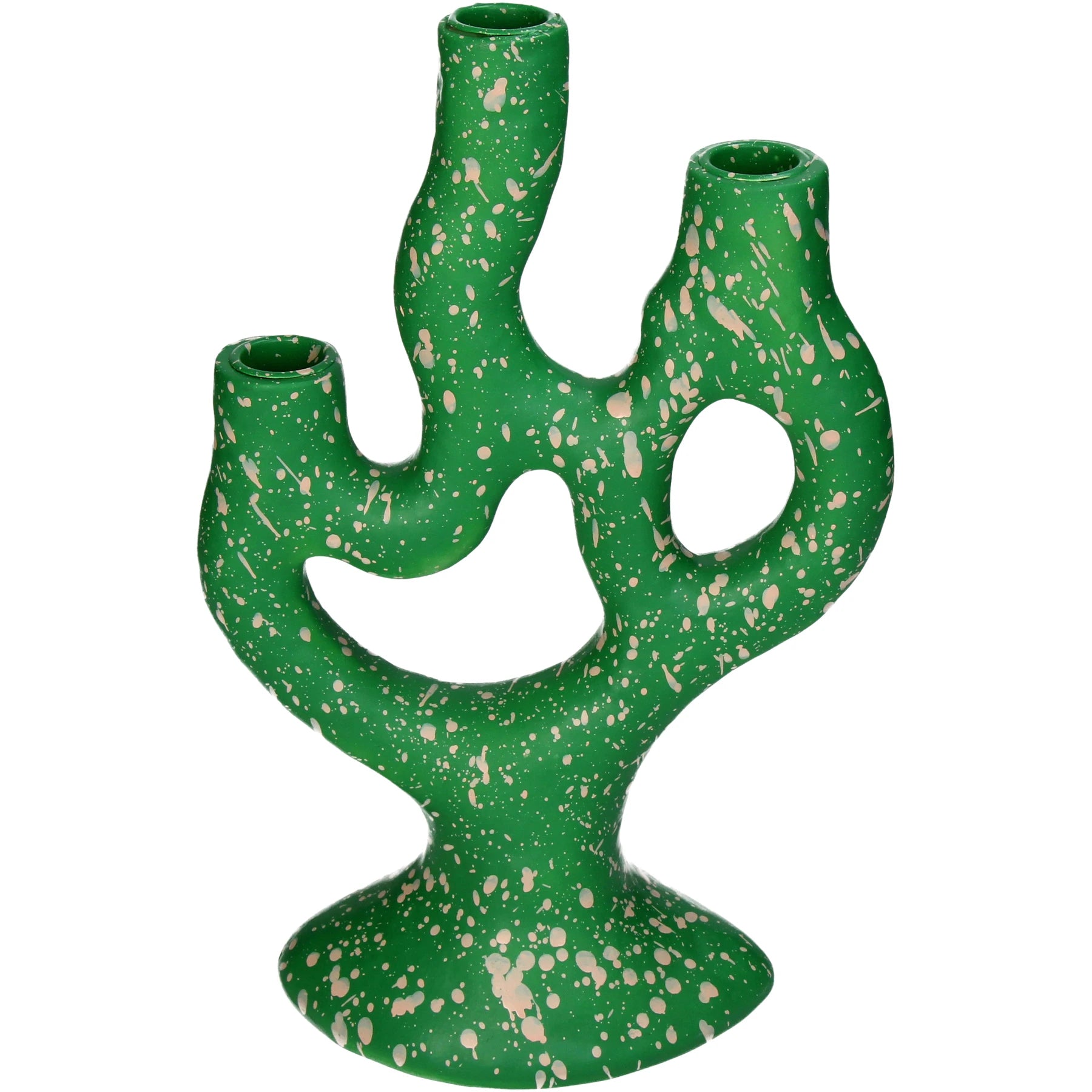 Twist & Glow Candleholder Green