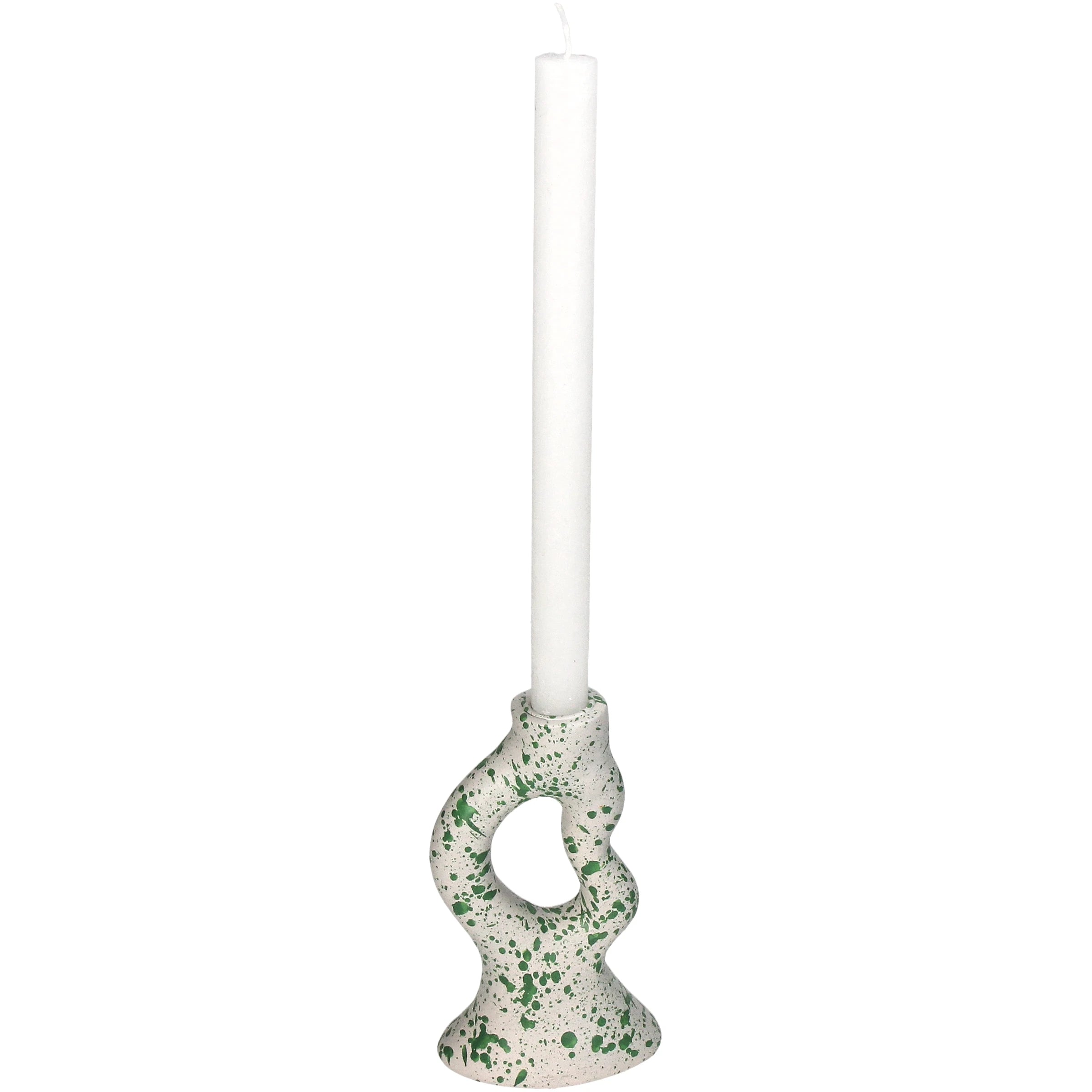 Twist & Flicker Candleholder White