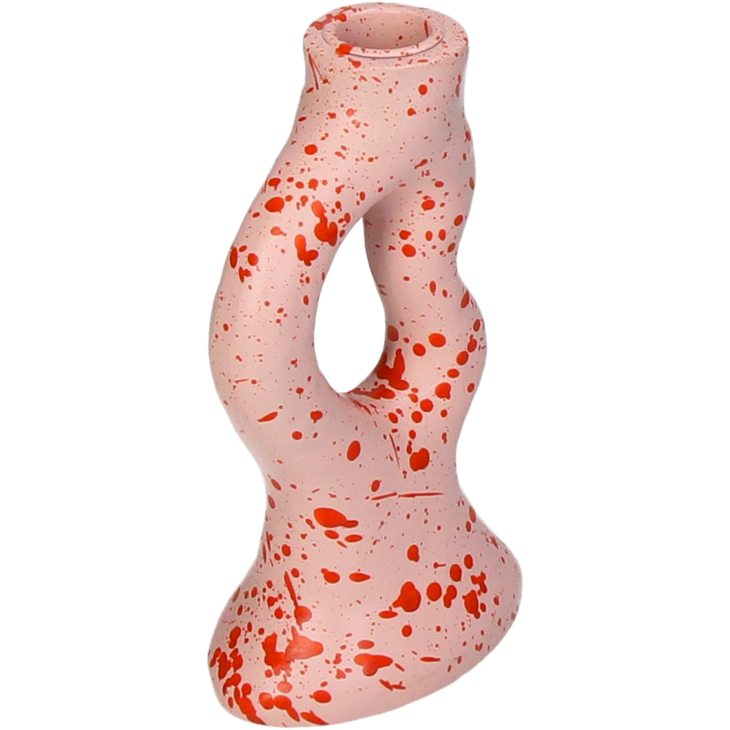 Twist & Flicker Candleholder Pink