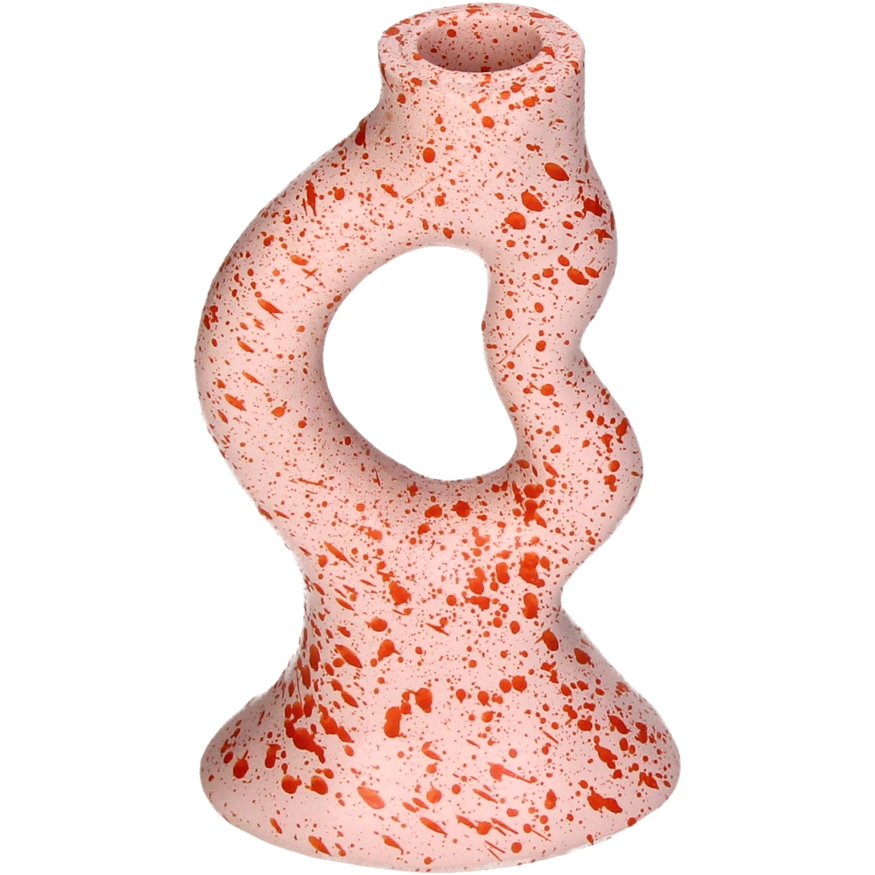 Twist & Flicker Candleholder Pink