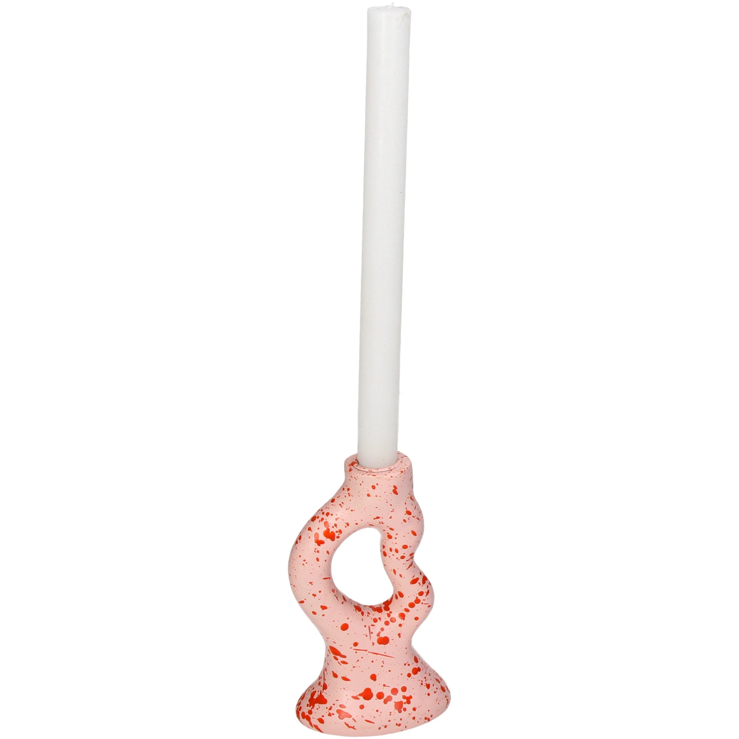 Twist & Flicker Candleholder Pink