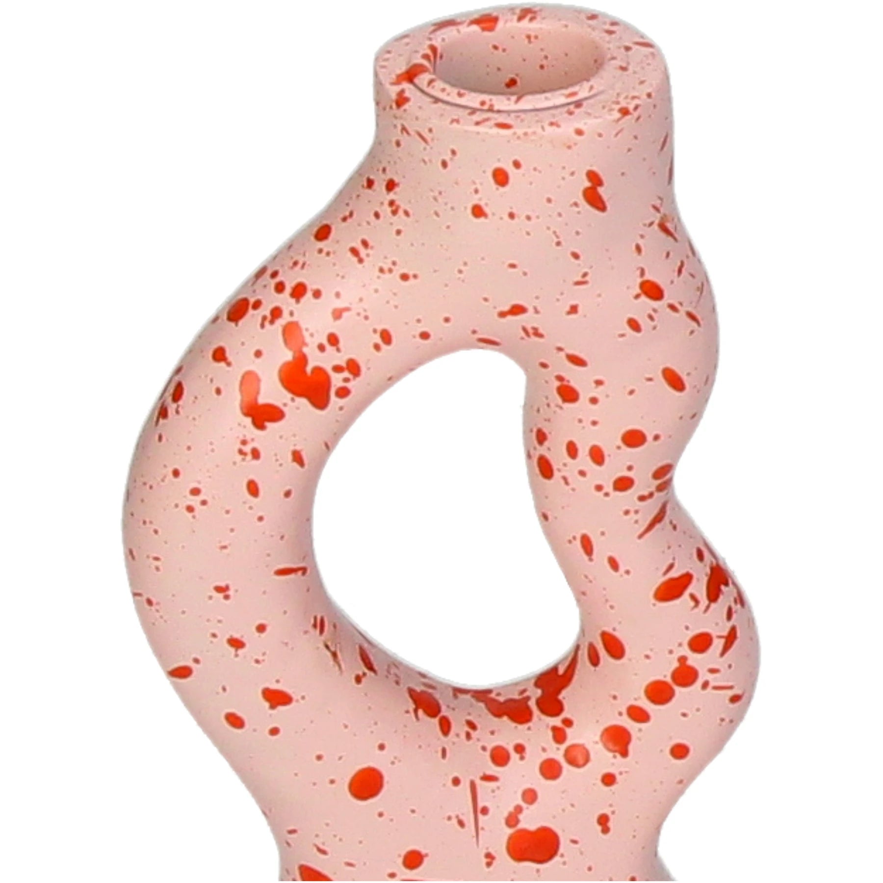 Twist & Flicker Candleholder Pink