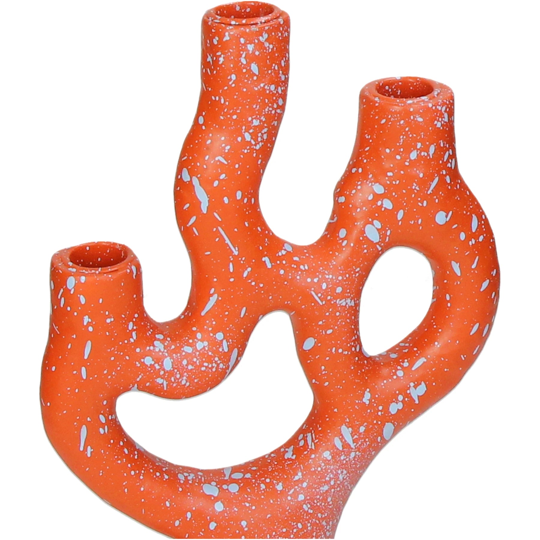 Twist & Glow Candleholder Orange