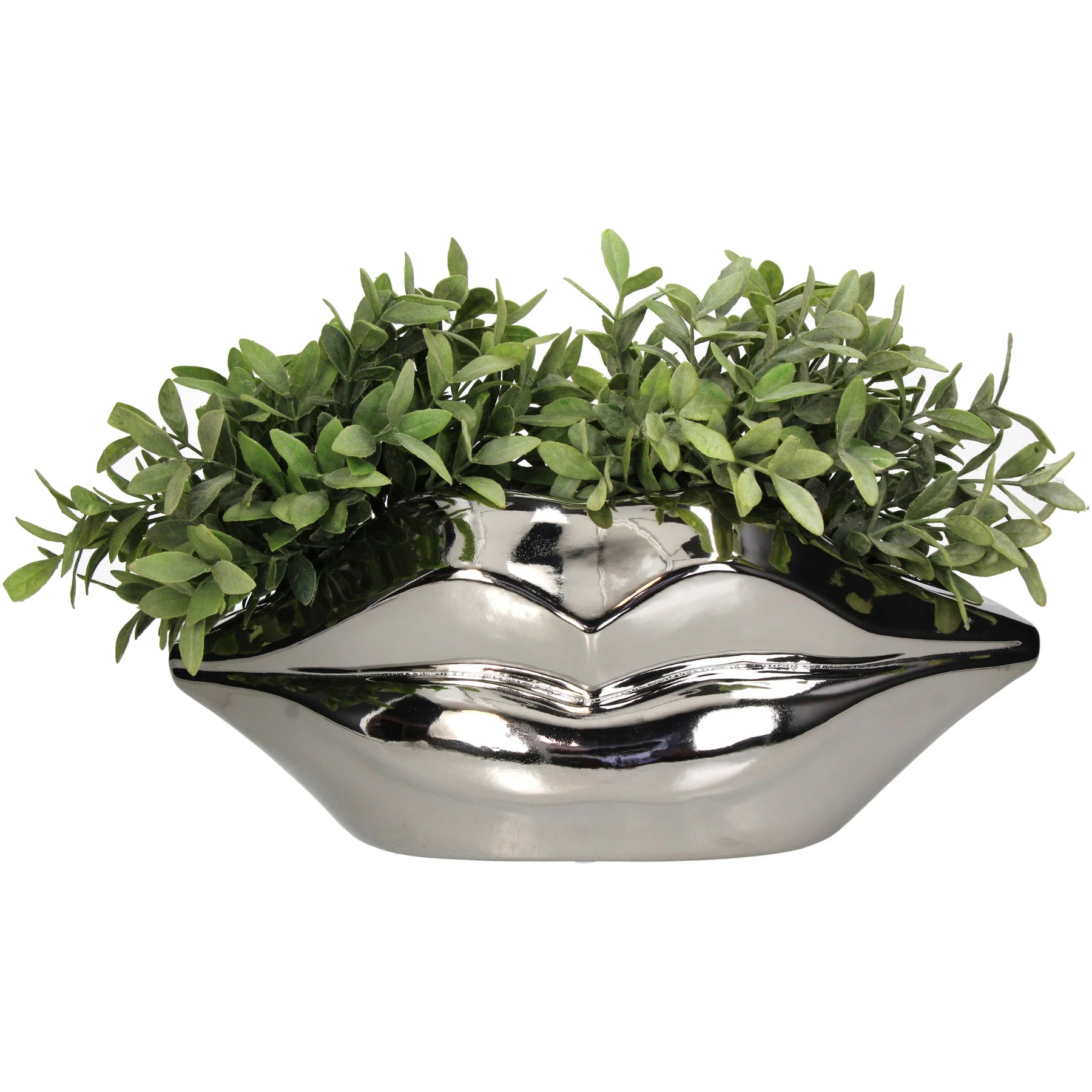 Chrome Kiss Planter