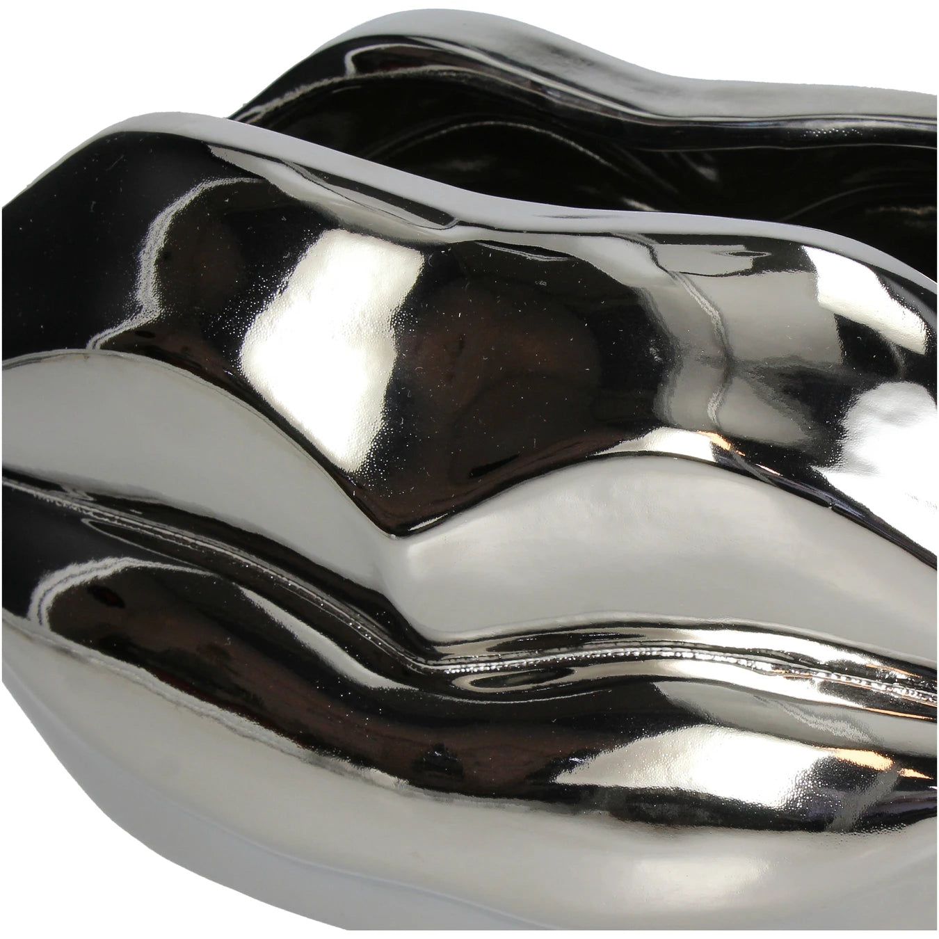 Chrome Kiss Planter