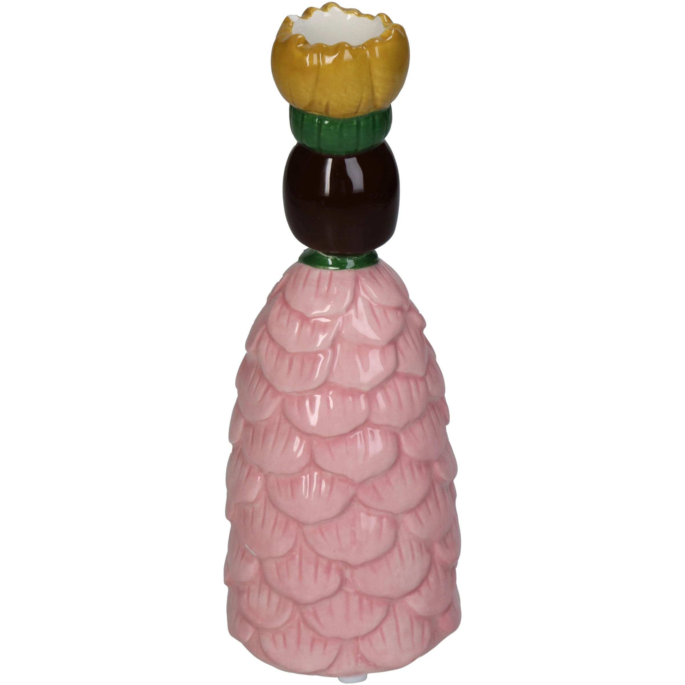 Flower Girl Candleholder Pink