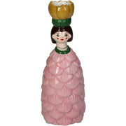 Flower Girl Candleholder Pink