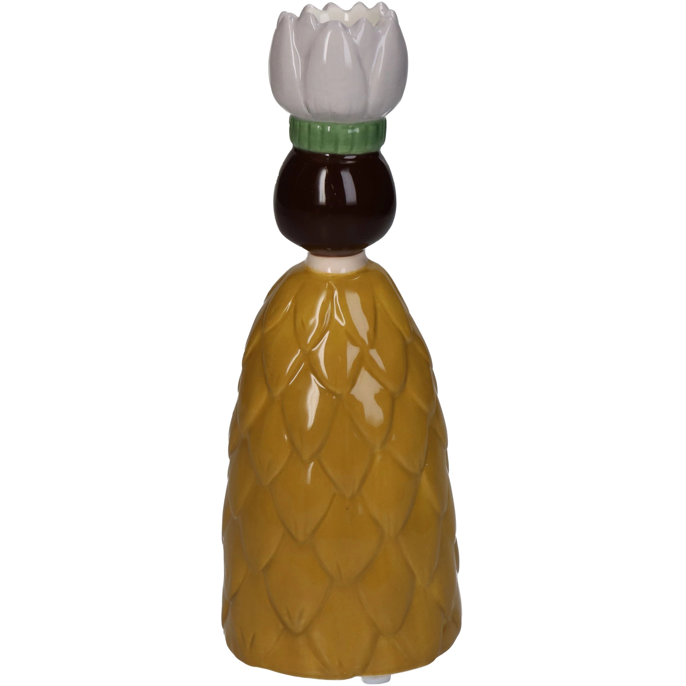 Flower Girl Candleholder Ochre