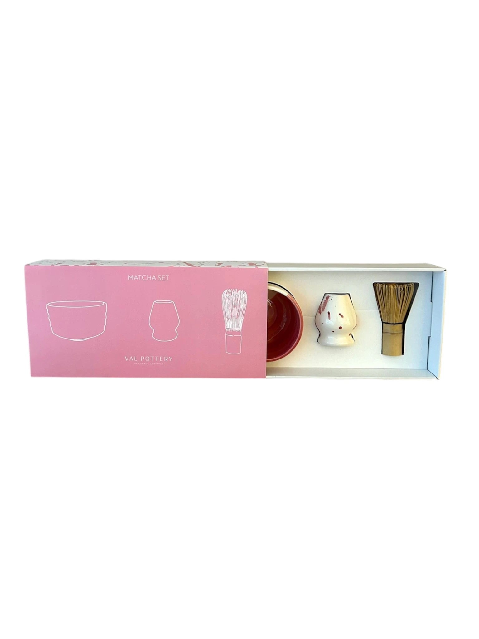 Matcha Set Giftbox Pink