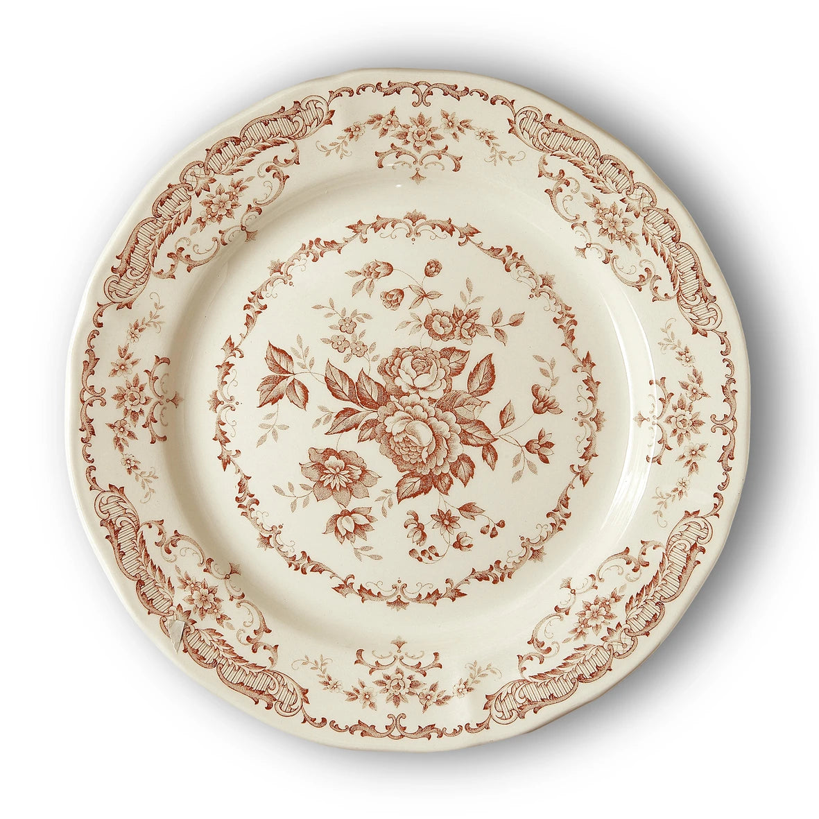 Set of 4 Terracotta Dinner Plates