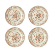 Set of 4 Terracotta Dinner Plates
