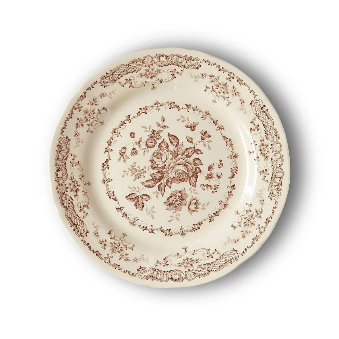 Set of 4 Terracotta Deep Plates