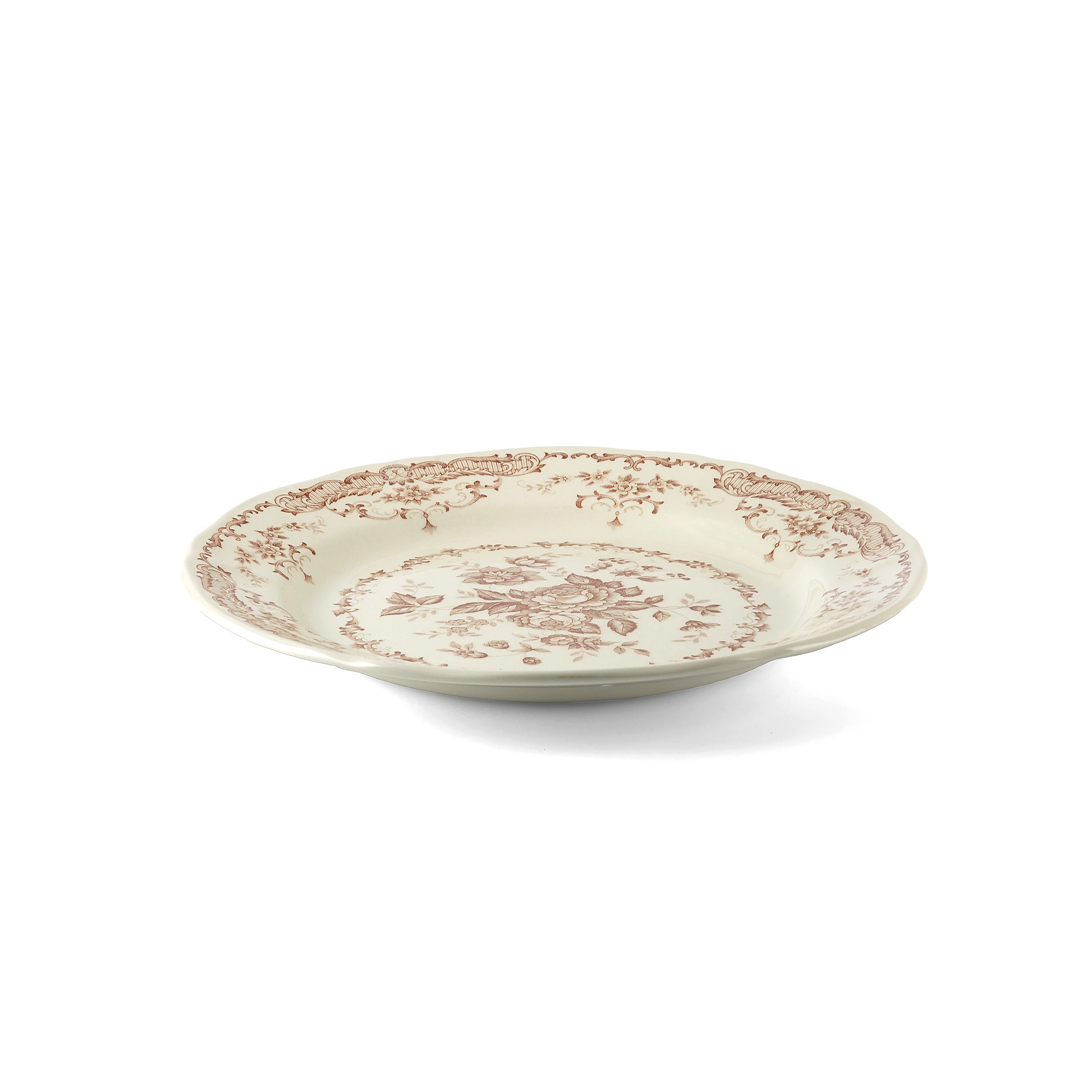 Set of 4 Terracotta Deep Plates