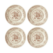 Set of 4 Terracotta Deep Plates