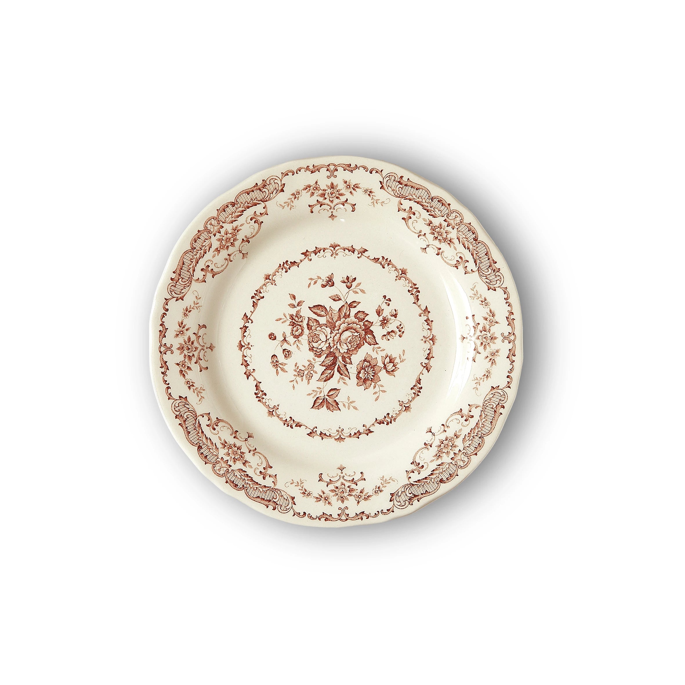 Set of 4 Terracotta Dessert Plates