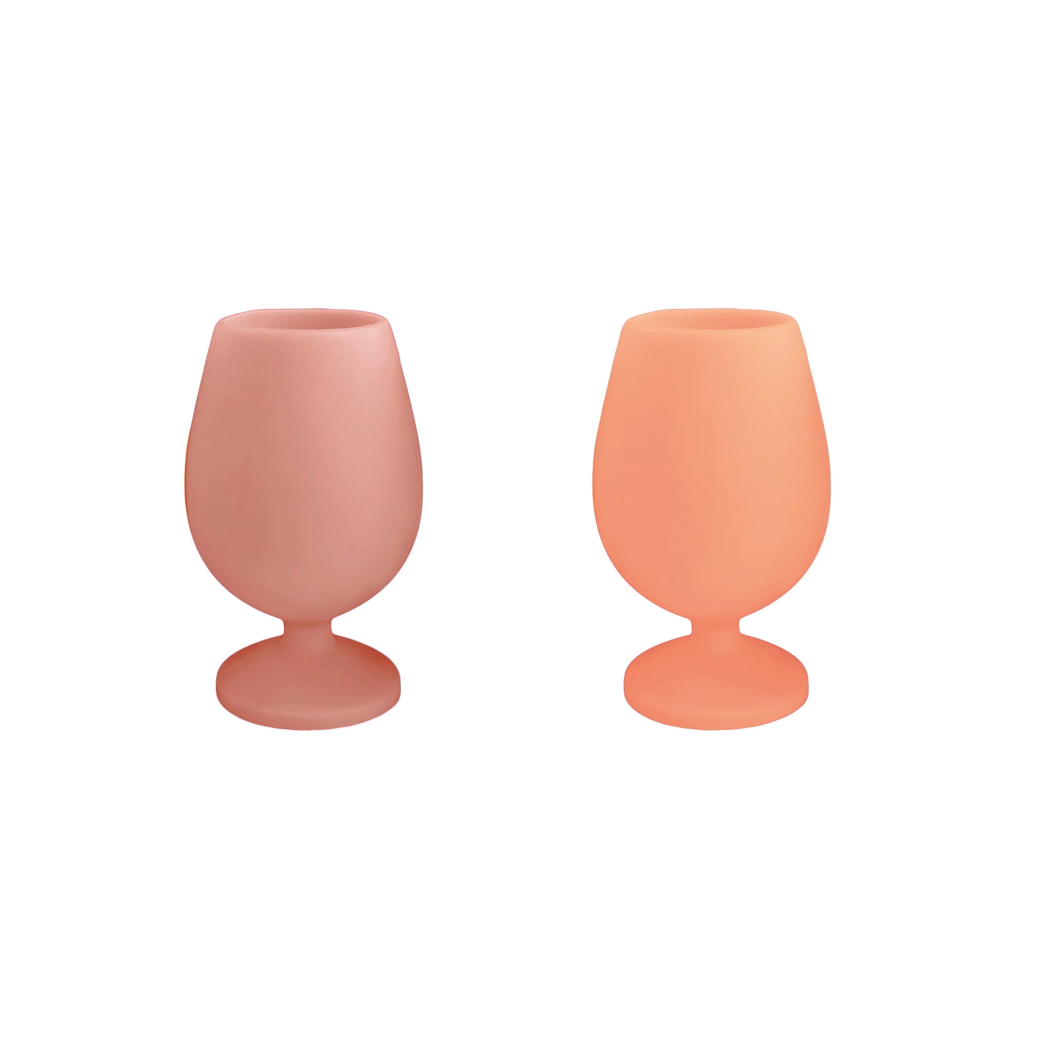 Set of 2 stemm terra + peach