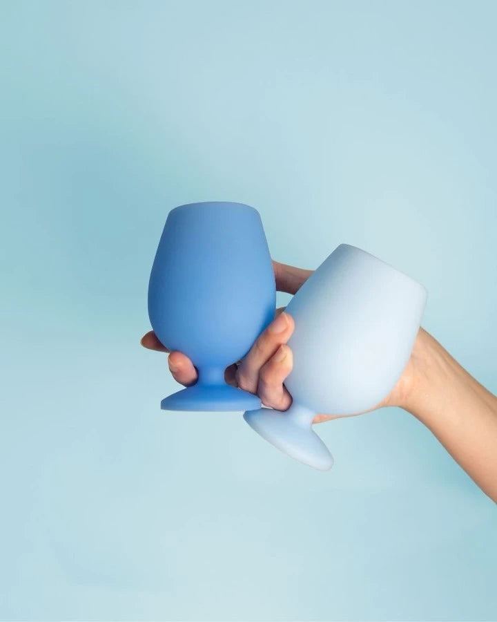 Set of 2 stemm sky + kingfisher