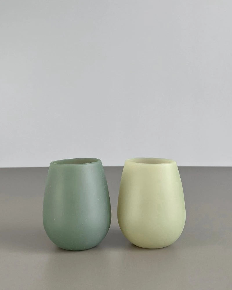 Set of 2 fegg sage + olive