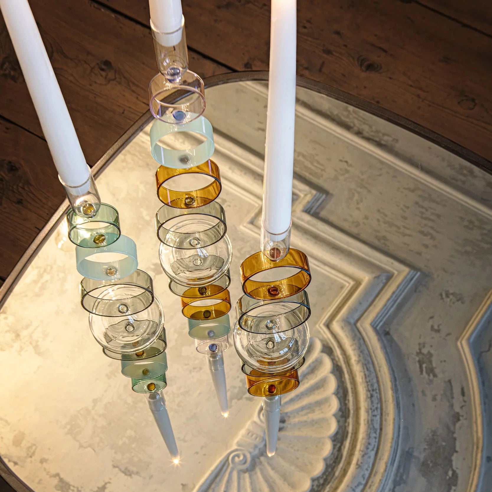 Cerchiando Candle Holder L