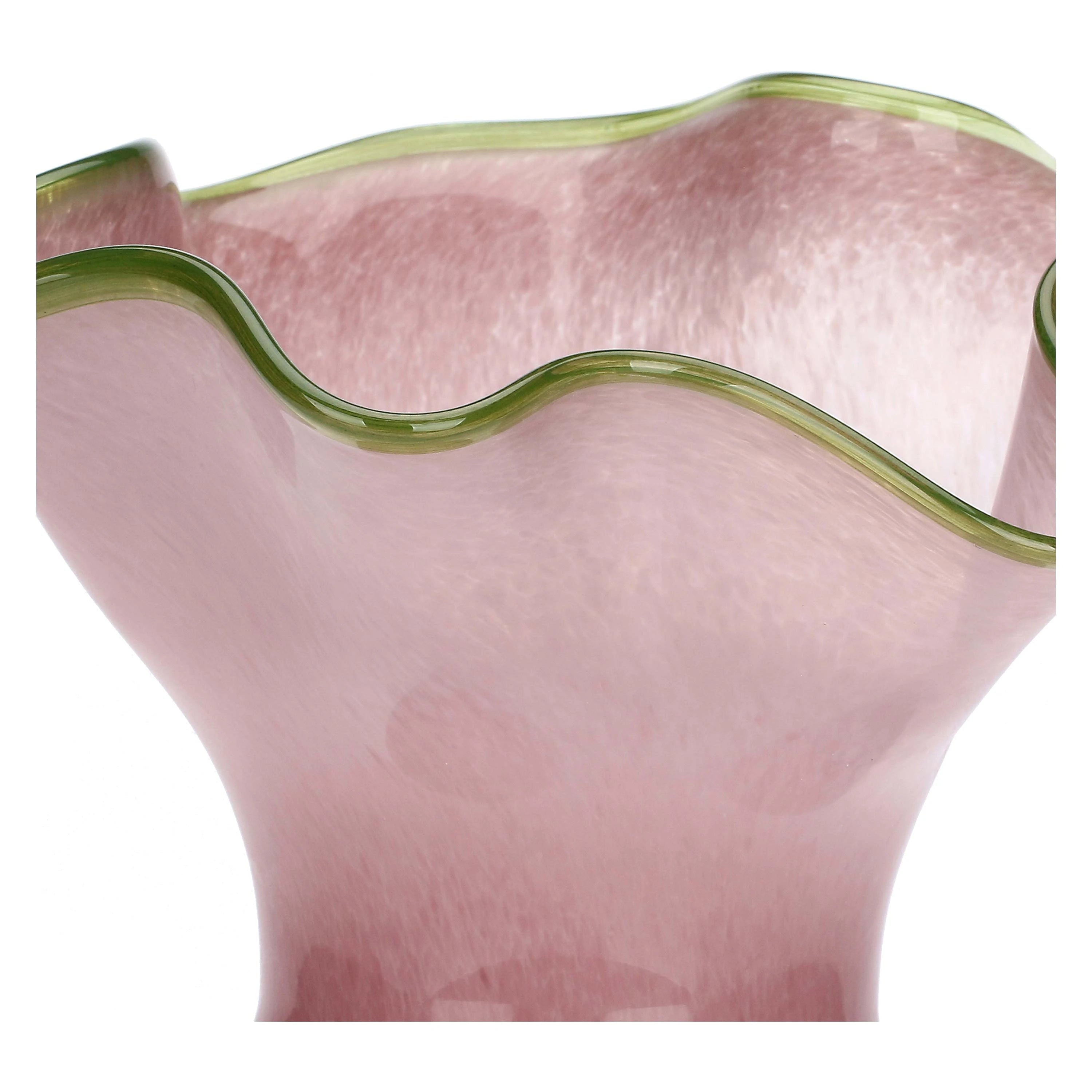 Pastello Pink Ruffle Vase