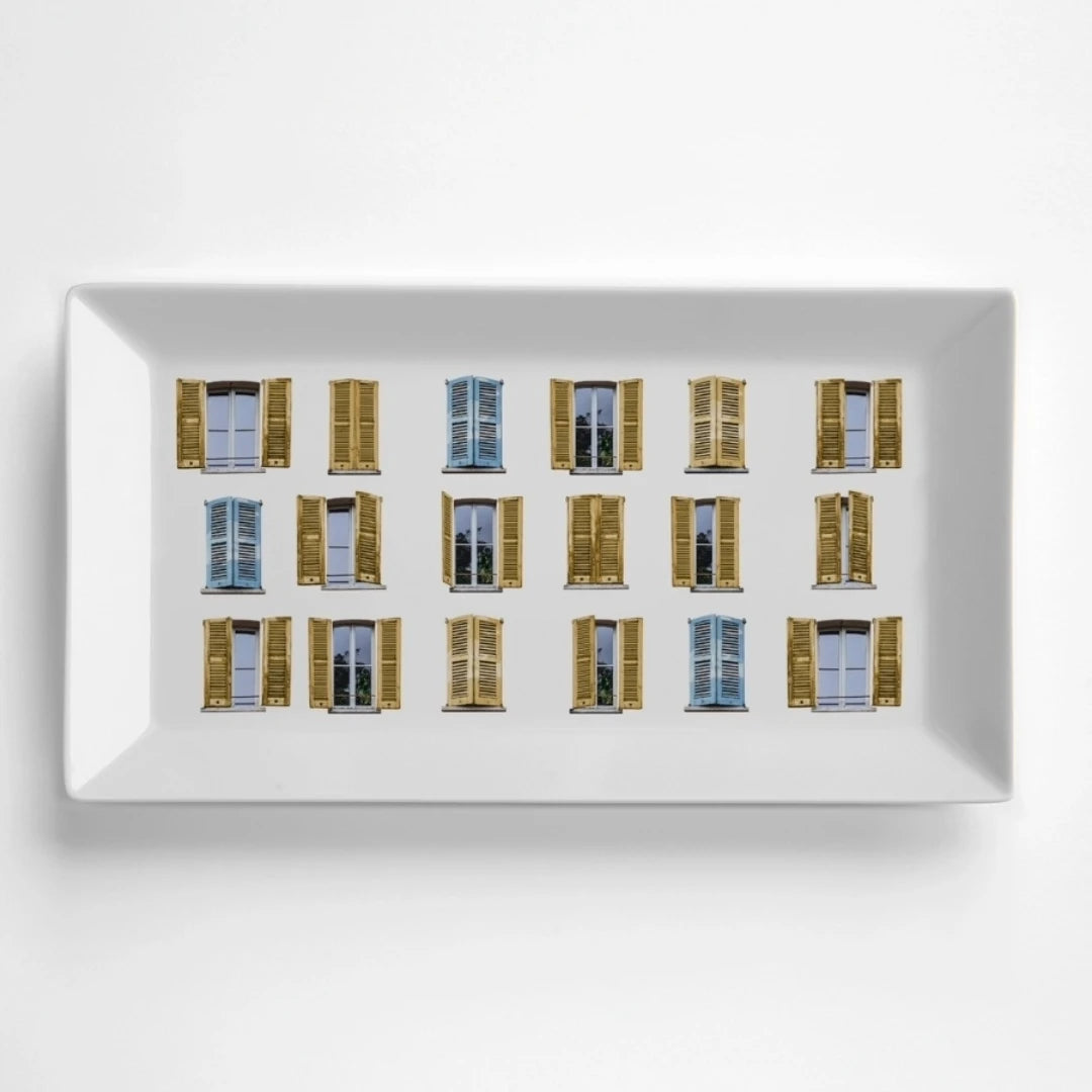 La Finestra Sul Cortile Yellow Shutters Trinket Tray